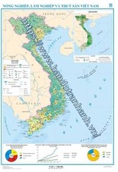 Bản đồ Nông nghiệp. Lâm nghiệp và Thủy sản Việt Nam